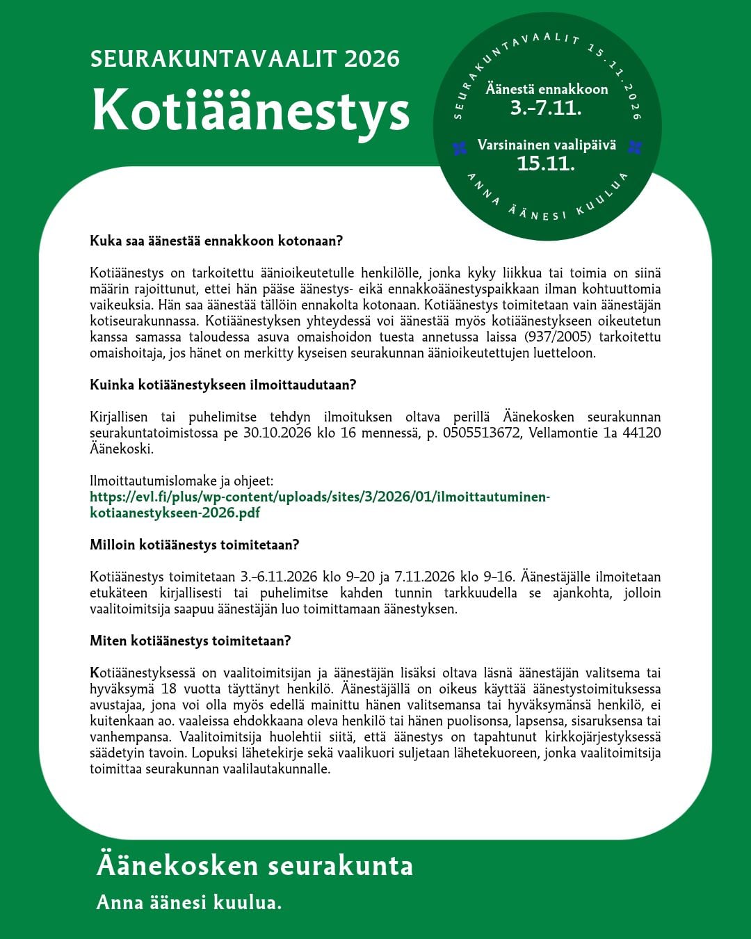 Kotiäänestys