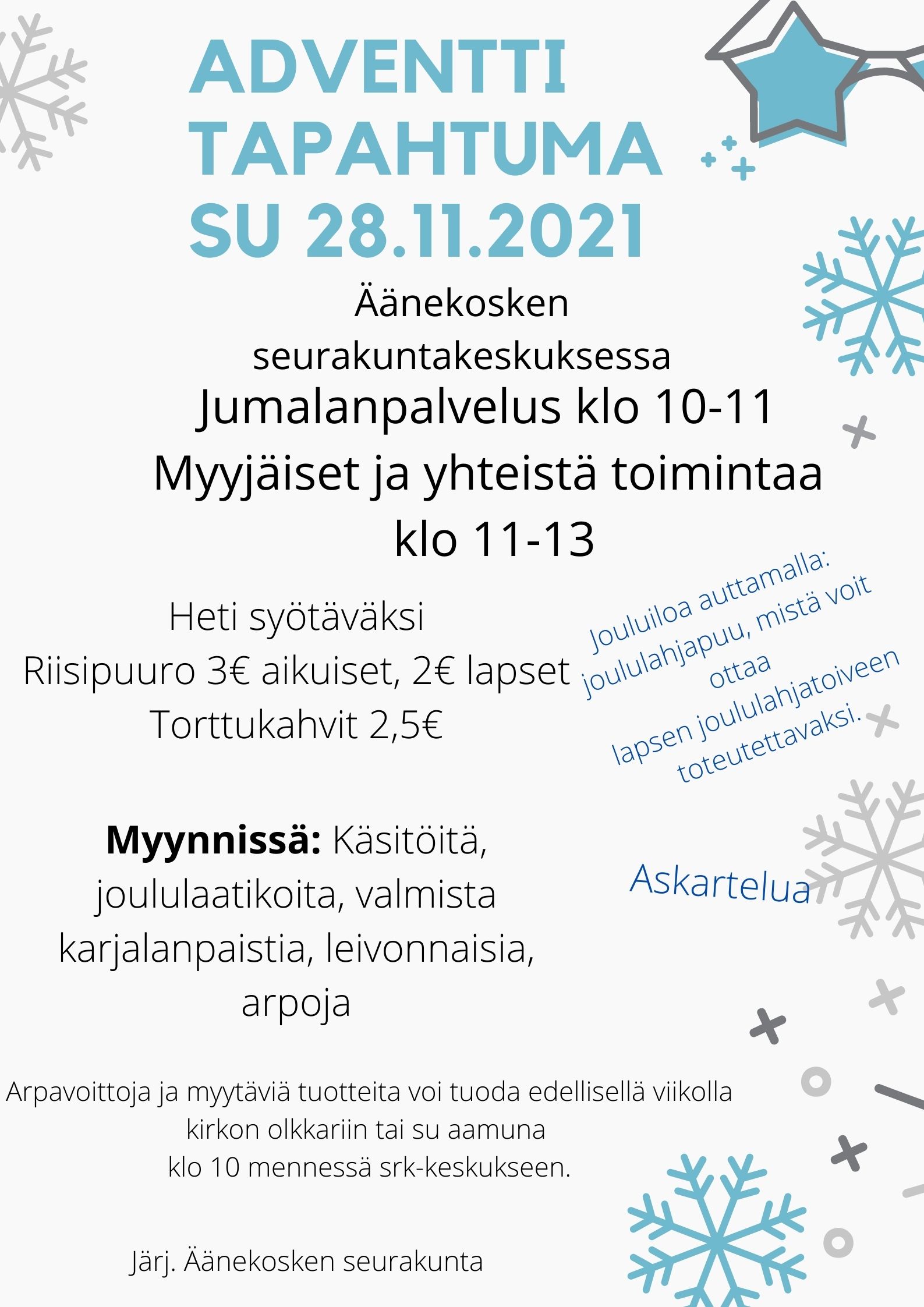 Adventti tapahtuma Adventtitapahtuma