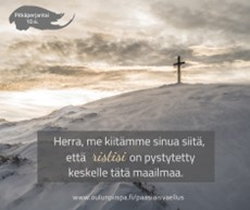 risti keskellä maailmaa