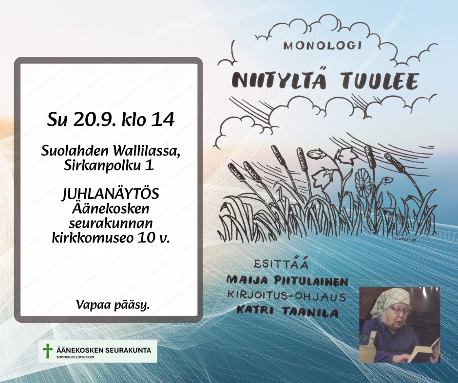 Niityltä tuulee esitys 20.9. klo 14