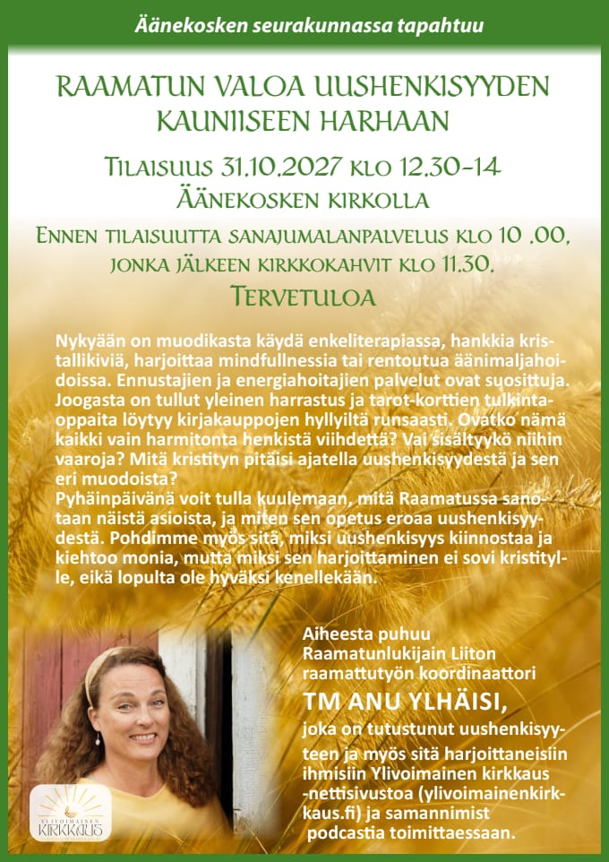 Raamattuluento uushenkisyydestä