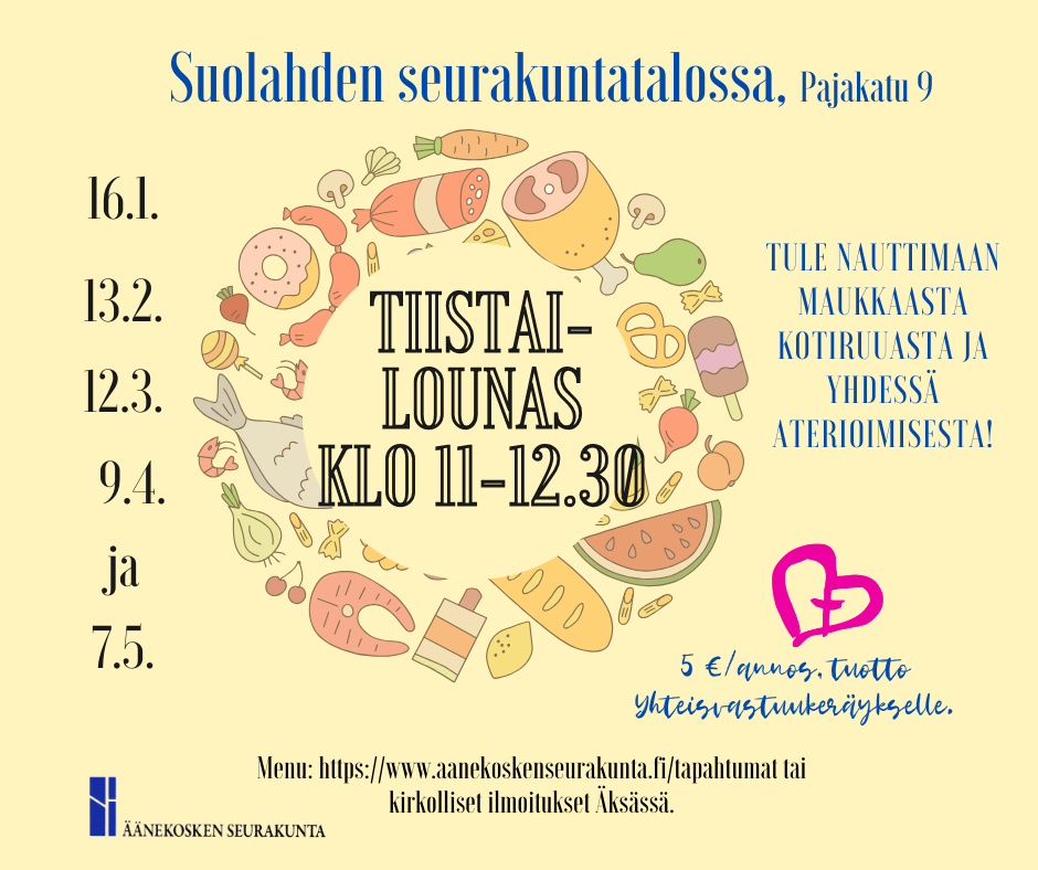 Tiistailounas lounaan mainos