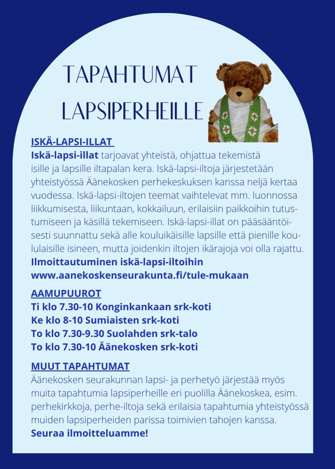 Tapahtumat lapsiperheille