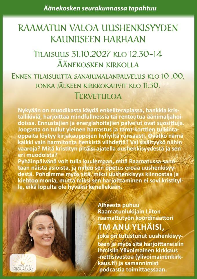 Raamattuluento uushenkisyydestä